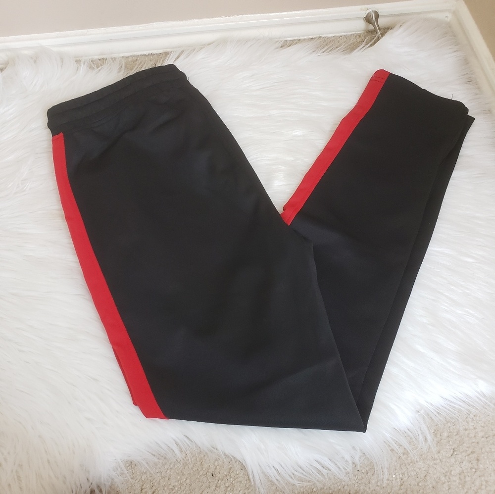 Ladies Black and red joggers sZ Medium NWT
